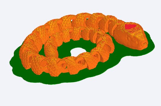 Articulate Snake. 102x86x15mm